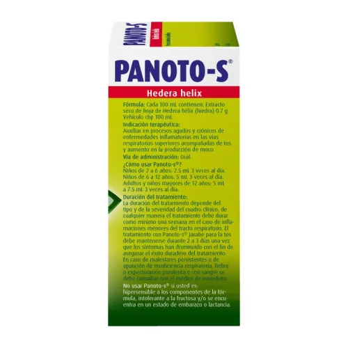 Panoto-S Jarabe, 0.7gr/100ml.