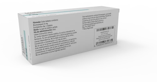 Lexotan 6 Mg Con 30 Tabletas