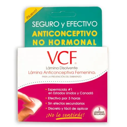 Comprar Vcf Láminas Anticonceptivas Femeninas Con 3