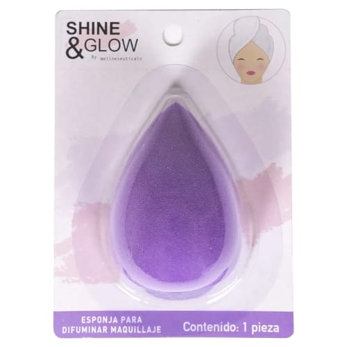 Comprar Shine &Amp; Glow Esponja Para Difuminar Maquillaje 1 Pieza