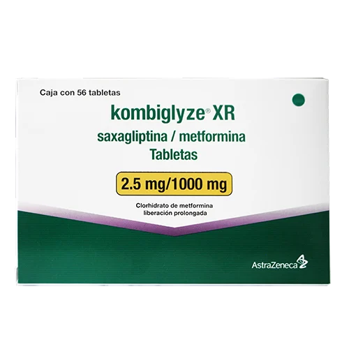 Comprar Kombiglyze Xr 2.5/1000 Mg Con 56 Tabletas