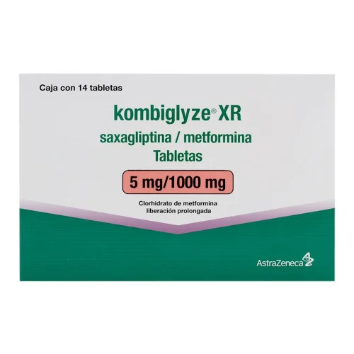 Comprar Kombiglyze Xr 5/1000 Mg Con 14 Tabletas