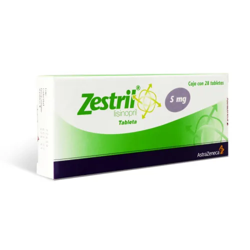 Comprar Zestril 5 Mg Con 28 Tabletas