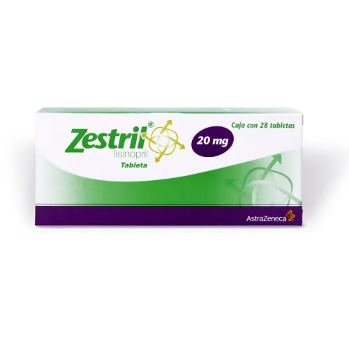 Comprar Zestril 20 Mg Con 28 Tabletas