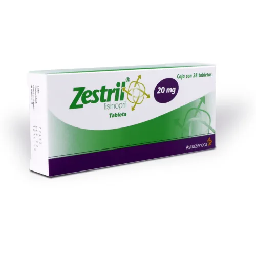 Comprar Zestril 20 Mg Con 28 Tabletas