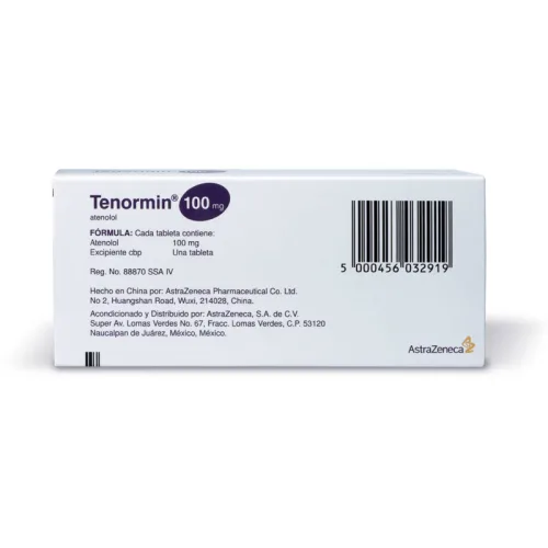 Comprar Tenormin 100 Mg Con 28 Tabletas