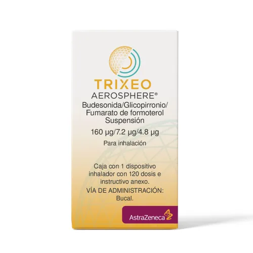 Comprar Trixeo Aerosphere 160/7.2/4.8 µg Suspensión 120 Dosis