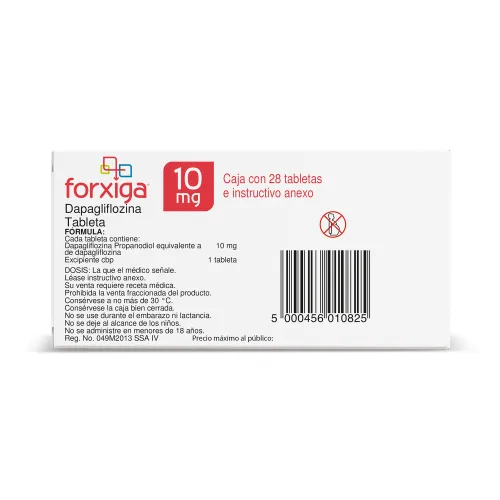 Forxiga 10 Mg Con 28 Tabletas