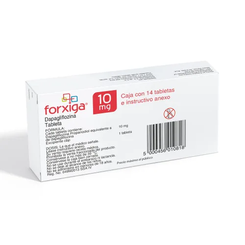 Comprar Forxiga 10 Mg Con 14 Tabletas