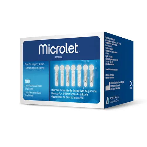 Microlet Lancetas Con 100 Piezas