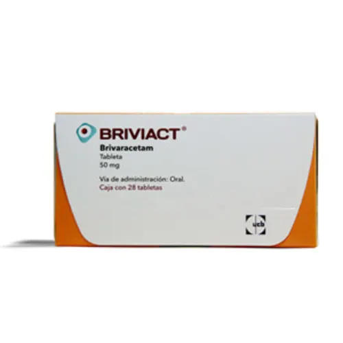 Comprar Briviact 50 Mg Con 28 Tabletas