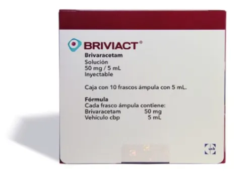 Comprar Briviact Iv 50 Mg Con 10 Frasco Ámpula