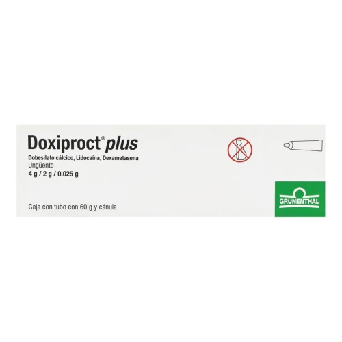 Comprar Doxiproct Plus 4/2/0.025 G Con 60 G De Ungüento