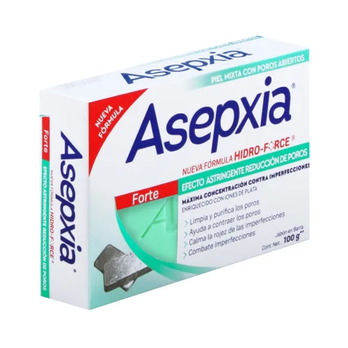 Asepxia Forte Jabón En Barra Con 100 G