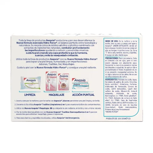 Comprar Asepxia Jabón Exfoliante Hidro-Force Barra 100 Gr