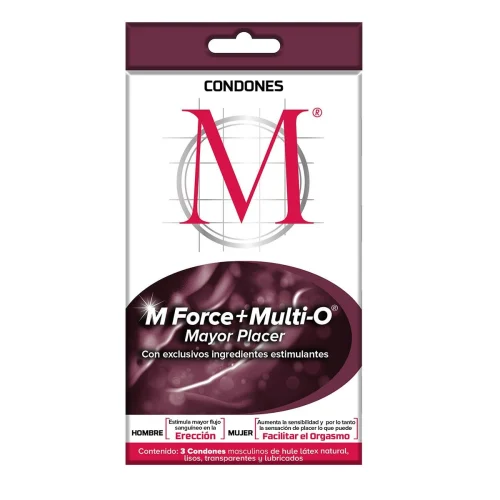 Comprar M Force Condones Con 3 Piezas