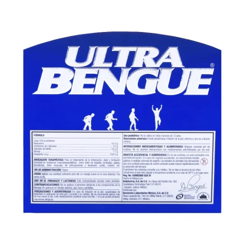 Ultra Bengue Azul 10 G Gel Con 65 G