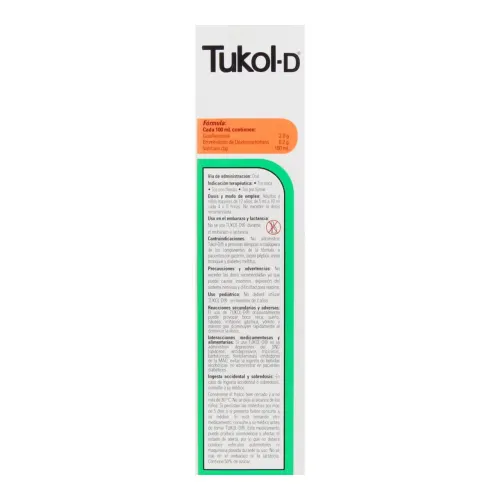 Comprar Tukol-D 2.0/0.2 G Jarabe 125 Ml