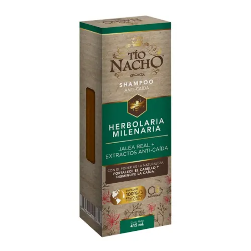 Comprar Tío Nacho Shampoo Anticaída Herbolaria Milenaria 415 Ml