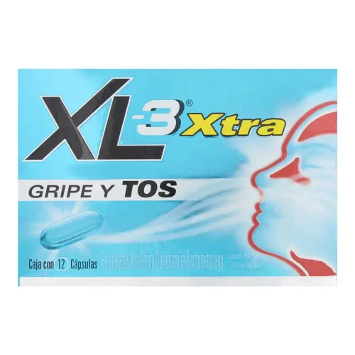 Comprar Xl-3 Xtra 250/5/2/10 Mg Con 12 CÁPsulas