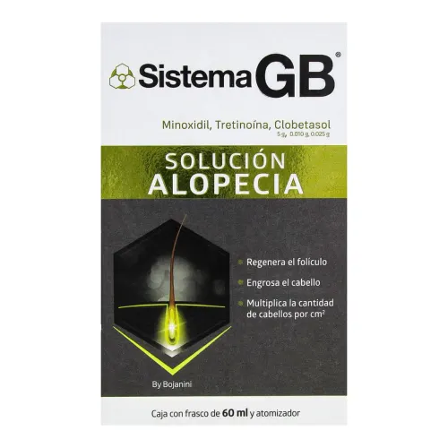 Sistema Gb Solución Alopecia 60 Ml