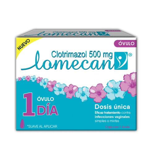 Comprar Lomecan V 500 Mg Con 1 Óvulo