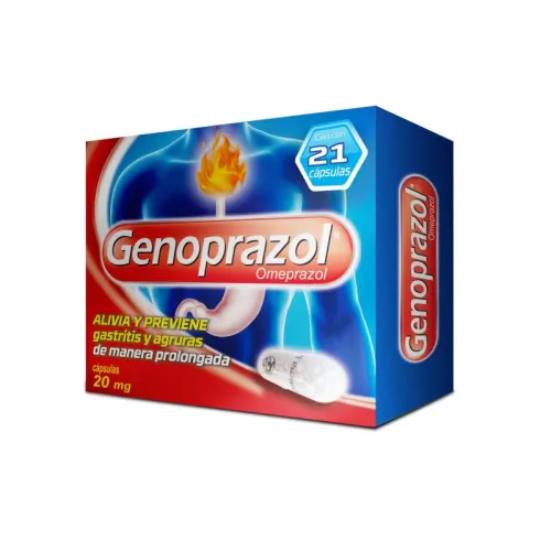 Comprar Genoprazol 20 Mg Con 21 Cápsulas