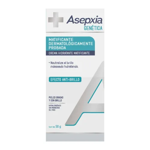 Comprar Asepxia Crema Hidratante Matificante 50G