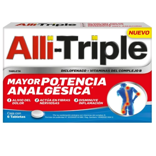 Comprar Alli-Triple Con 6 Tabletas