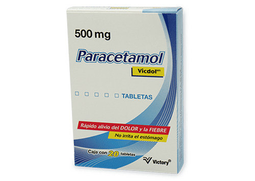 Comprar Vicdol 500 Mg Con 20 Tabletas