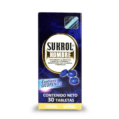 Comprar Sukrol Hombre Multivitaminas Con 30 Tabletas