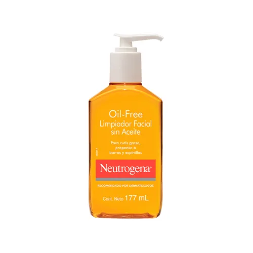 Neutrogena Oil Free Limpiador Facial Sin Aceite 177 Ml