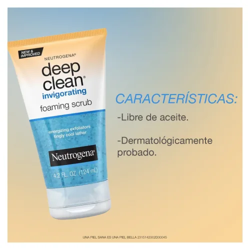 Comprar Neutrogena Deep Clean Invigorating Exfoliante Facial 124 Ml