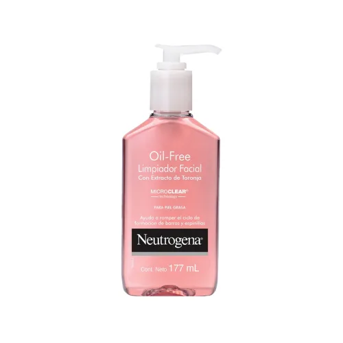 Gel Limpiador Facial Neutrogena Oil Free Toronja Ácido Salicílico 177 Ml