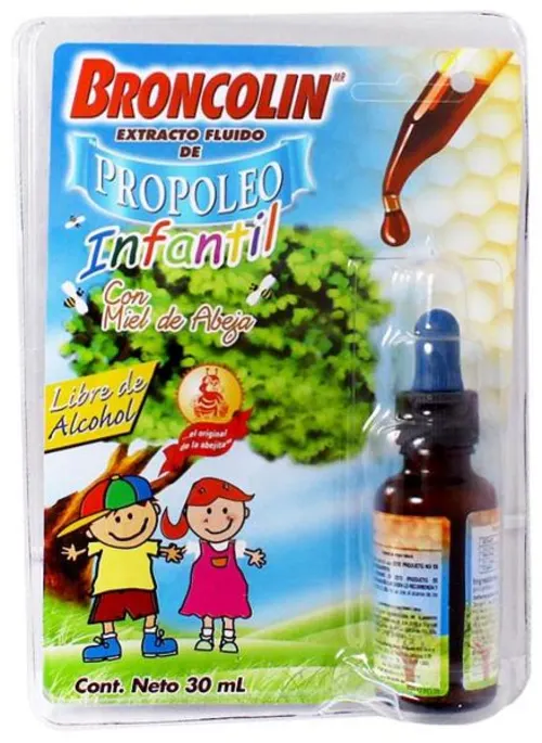 Comprar Broncolin Infantil Con Miel De Abeja Frasco Gotero 30 Ml