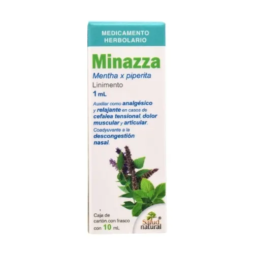 Minazza Medicamento Herbolario Con 10 Ml Solución Frasco Gotero