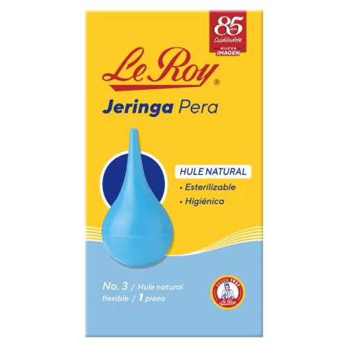 Comprar Le Roy Jeringa Pera De Hule No.3 Con 1 Pieza