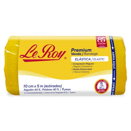 Comprar Le Roy Premium Venda Elástica 10Cmx5M Con 1 Pieza