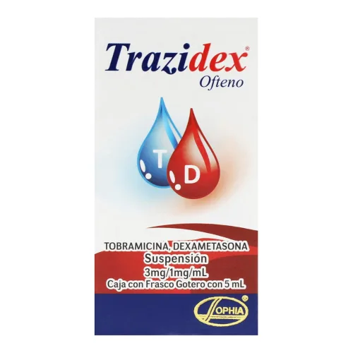 Comprar Trazidex Ofteno 3/1 Mg Solución Oftálmica Con 5 Ml