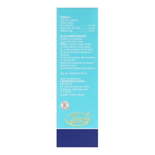 Humylub Ofteno 1.8/1 Mg Solución Oftálmica Gotero 15 Ml