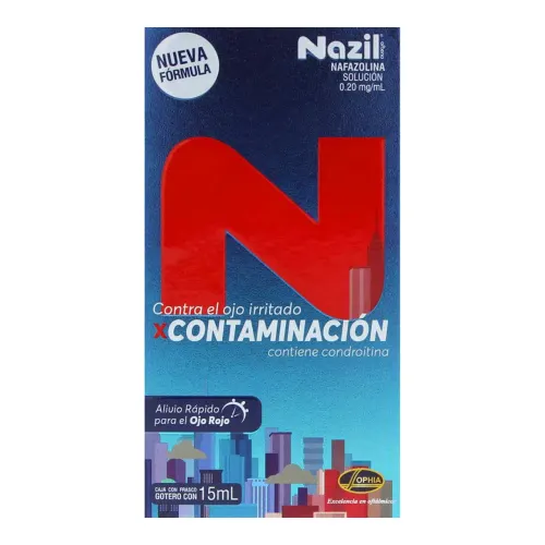 Nazil 0.20 Mg Solución Oftálmica Gotas 15 Ml