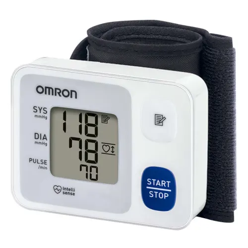 Monitor de presión arterial Omron HEM-6124 para muñeca con 1 pieza