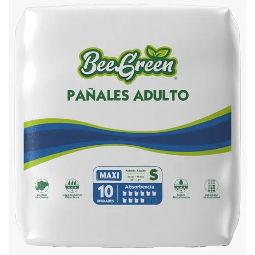 Bee Green Pañal Desechable Para Adulto Talla S