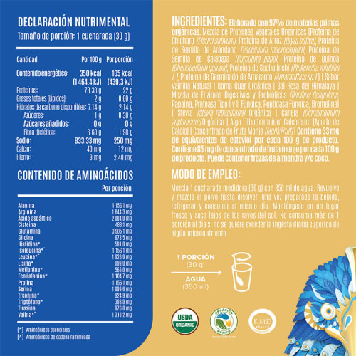 Birdman Falcon Proteína Vegetal Vainilla con 510 g
