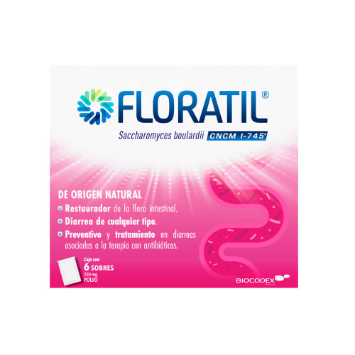 Floratil 250 Mg Con 6 Sobres