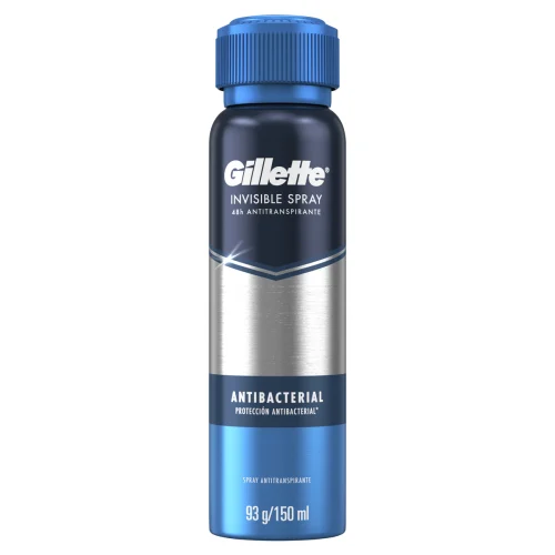 Gillette Protección Antibacterial Desodorante En Spray Con 150 Ml