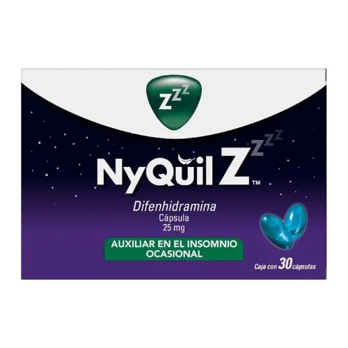 Comprar Nyquilz 25.0 Mg Con 30 Cápsulas