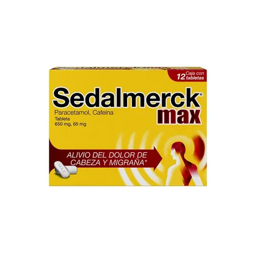 Sedalmerck 650/65 Mg/Mg Con 12 Tabletas