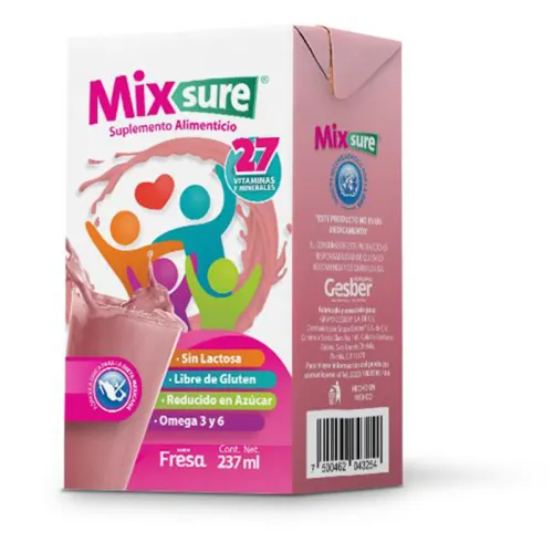 Comprar Mixsure Suplemento Alimenticio Sabor Fresa Con 237 Ml