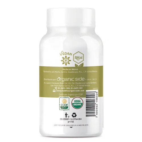 Organic Side Maca con 60 Cápsulas